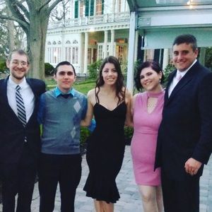 Black fit and flare dress